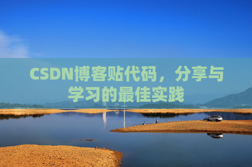 CSDN博客贴代码,分享与学习的最佳实践